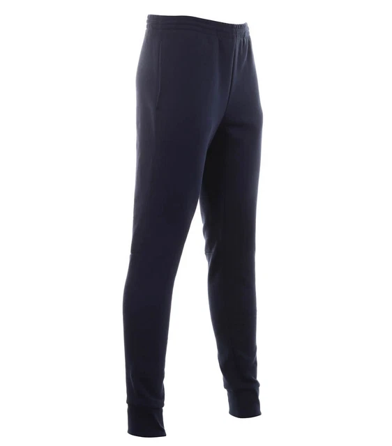 Lacoste Mens Joggers Organic Slim Fitted Logo Branded Track Pants in Black