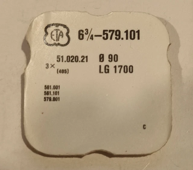Tige De Remontoir Tissot Calibre 709 - Réf. 1104T.709-401 - Pièce Neuve Pour Montre