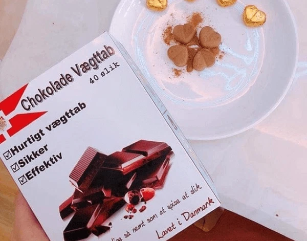 DANISH CHOCOLATE FOR weight loss 40 Slik Chokolade Vægttab MADE IN DENMARK $60.99 - PicClick