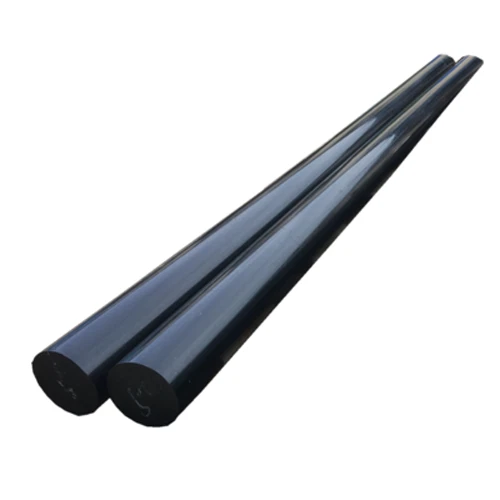 220mm Length PP Nylon Rod Plastic Round Rods Black 15-35mm Diameter 1PCS