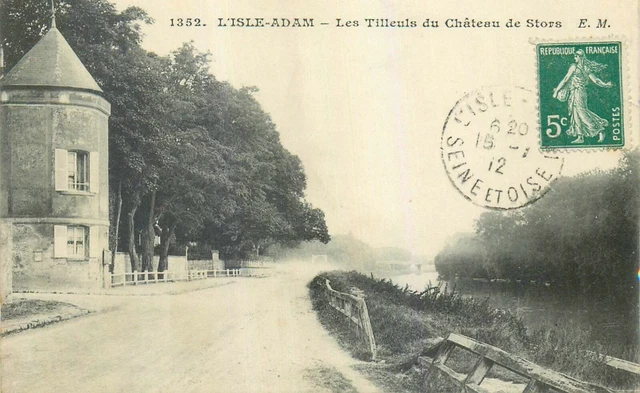 95 L'isle-Adam Tilleuls Chateau De Stors