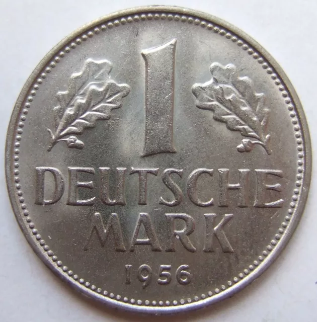 Moneta Rfg 1 Tedesco Marchi 1956 G IN Uncirculated