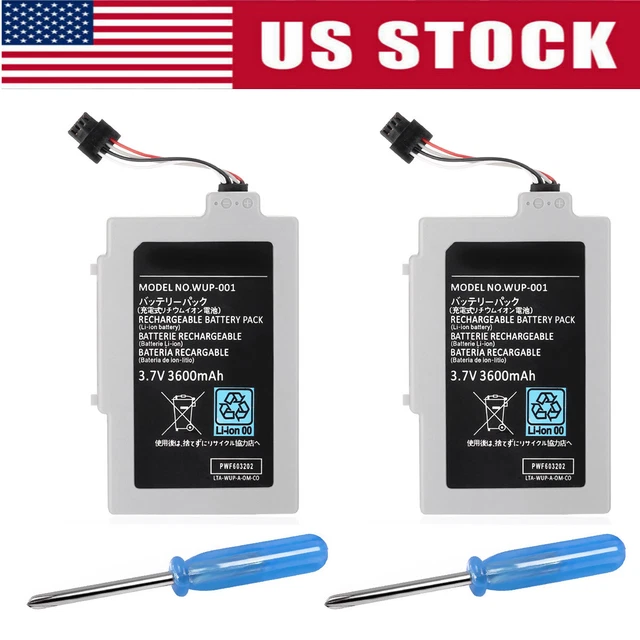 REPLACEMENT BATTERY FOR Nintendo Wii U Gamepad Extended 3600mAh 3.7V