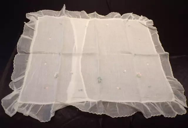 Vintage Saks Fifth Avenue Baby Child Nursery Pillowcase Made In Switzerland
