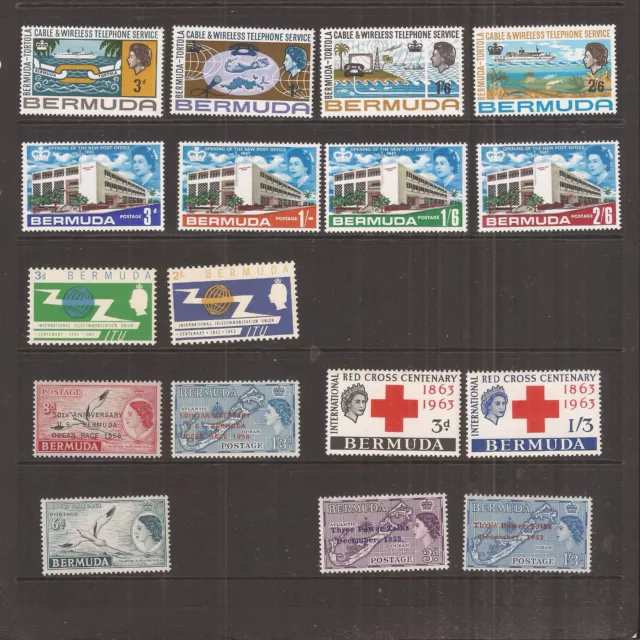 Bermuda 1953-67 7 Sets Mh