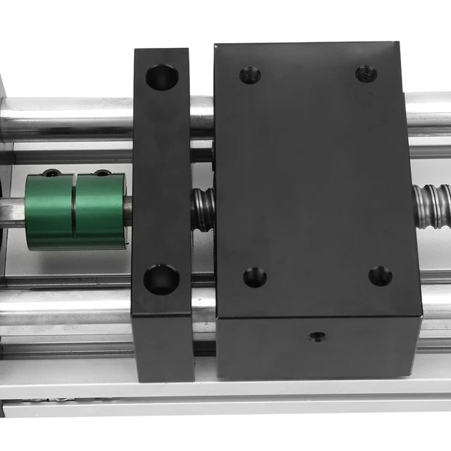 Tavolo Scorrevole 100mm Con Guida Lineare A Sfere, Vite Singola E Motore 42, Per Automazione Industriale