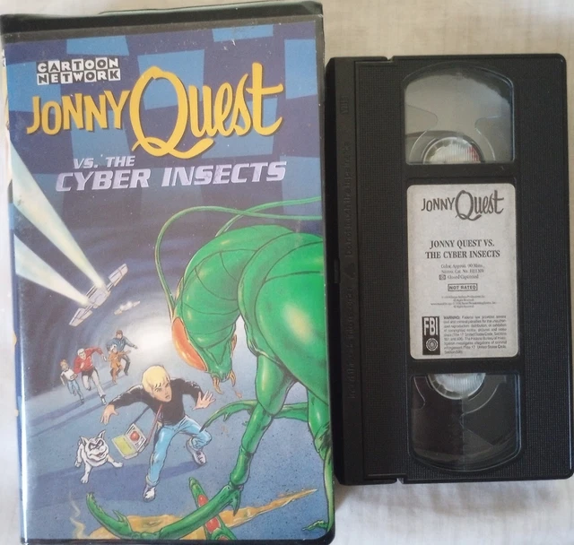 JONNY QUEST VS. The Cyber Insects VHS Clamshell Video Turner Home