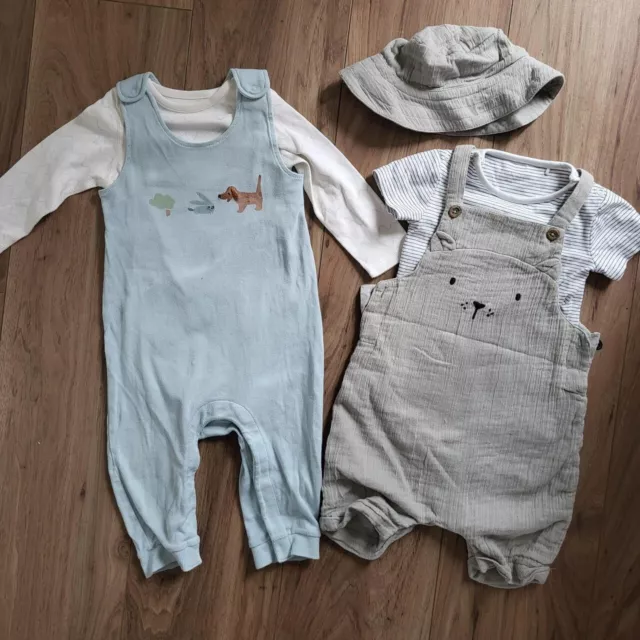 Baby Boy Blue clothes Bundle Age 9-12 months