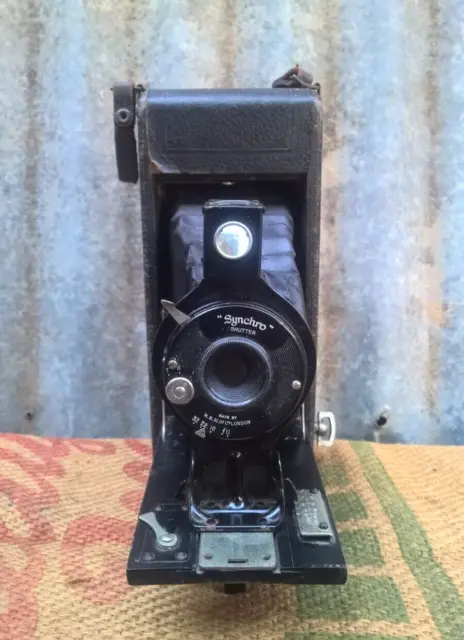 Antique Vintage Ensign Folding Camera