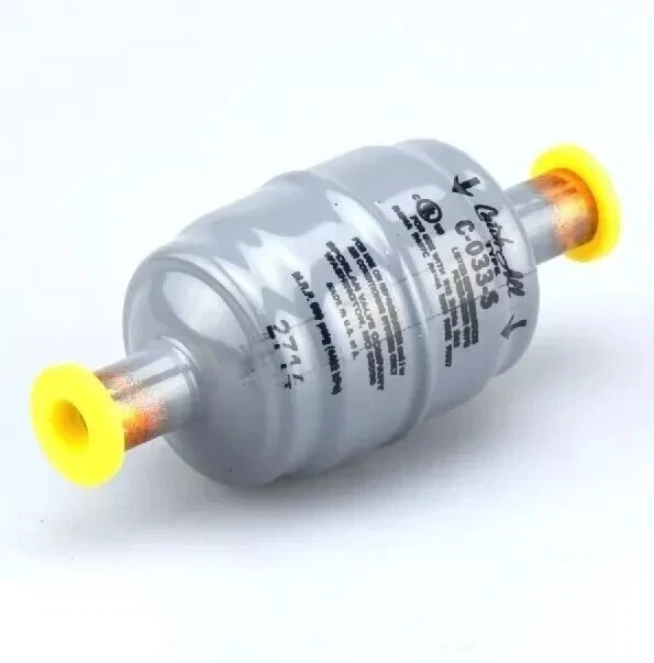 Sporlan. P/N:400001. C-033-S 3/8" Odf Liquid Line Filter Drier. 3 Cu In. 4" Long