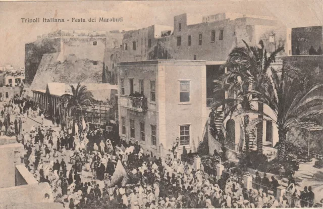 colonie libia Tripoli festa del marabuti 1912