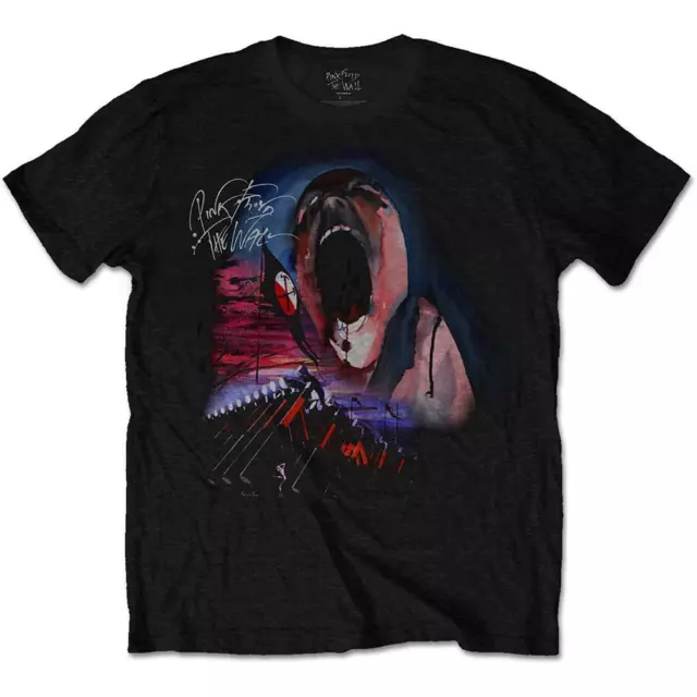Offiziell Lizenziert - Pink Floyd - The Wall Scream & Hämmer T-Shirt Rock