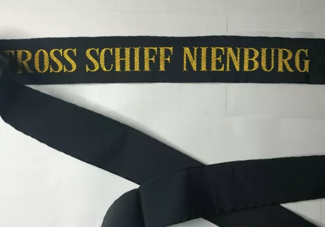 German Navy Nienburg: supply ship Lüneburg-class Cap Tally full length