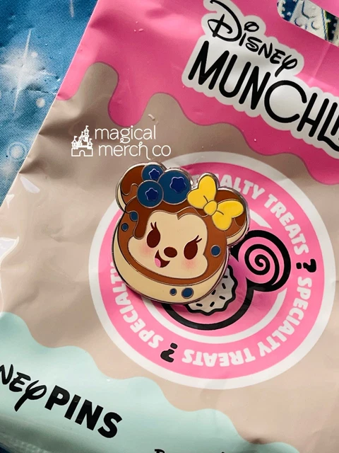 2023 Disney Parks Munchlings Fruity Finds Minnie Mouse Blueberry Pancake Pin