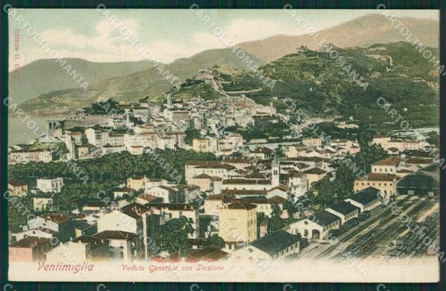 Imperia Ventimiglia Stazione Treni cartolina KV5595
