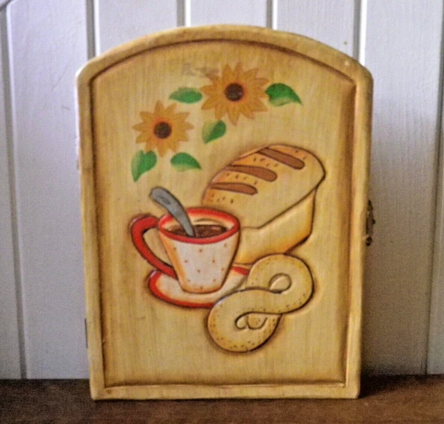 4 Appliques Bois Sculpté - Cadres Décoratifs Pour Porte/armoire - Neuf