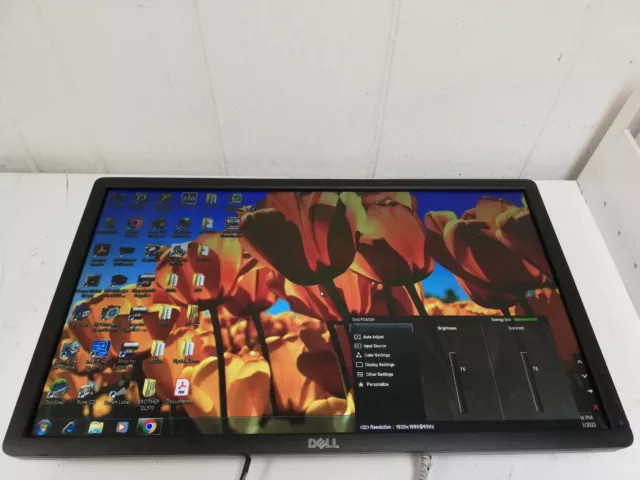 Dell 24" LED LCD Monitor P2412HB 1920x1080 DVI VGA USB NO Stand/Cables