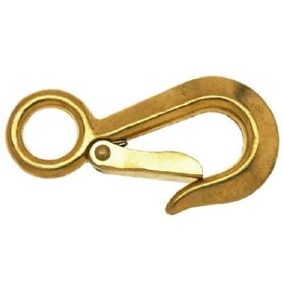 Rigid Eye Snap Hook, Bronze, 3/4-In. -T7620804
