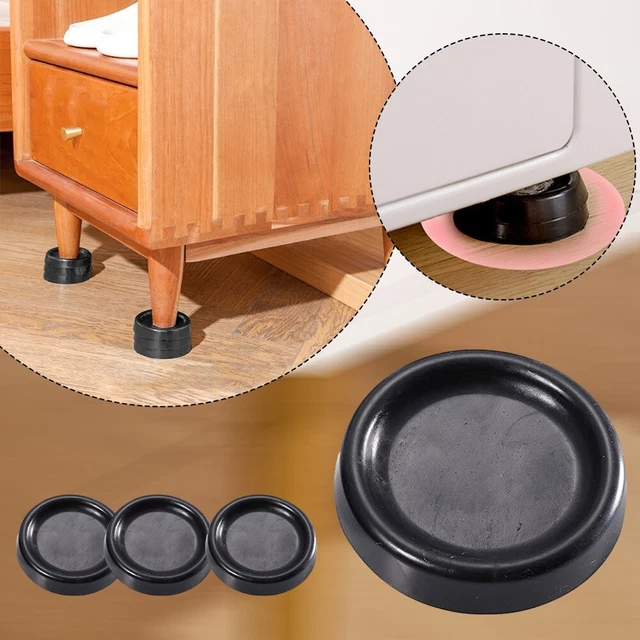 Lot De 4 Pieds Anti-Vibrations Pour Climatiseur - Supports Anti-Chocs Caoutchouc 362kg