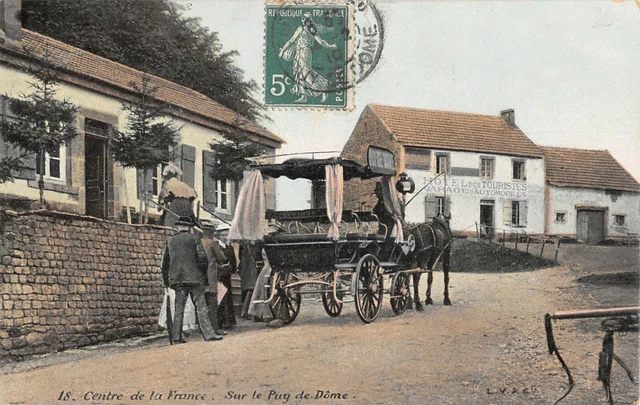 Cpa 63 Centre De La France Sur Le Puy De Dome