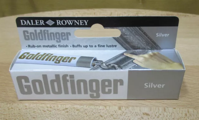 22ml (47,68 €/100ml) GOLDFINGER METALL-PASTE SILBER METALLBRONZE SILVER