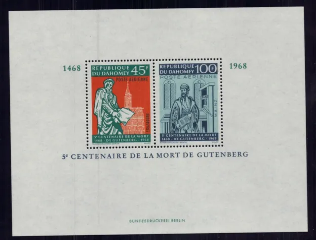 Benin Michel-Nr. Block 13 Gutenberg postfrisch