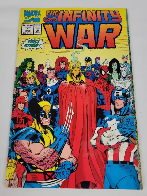 Marvel Comics The Infinity War # 1  First Strike, 1992-Vol. 1 Fold out Cover