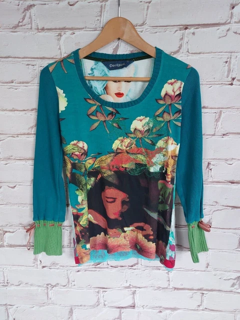 Camicia camicetta da donna Desigual taglia superiore. Maglione a maniche...