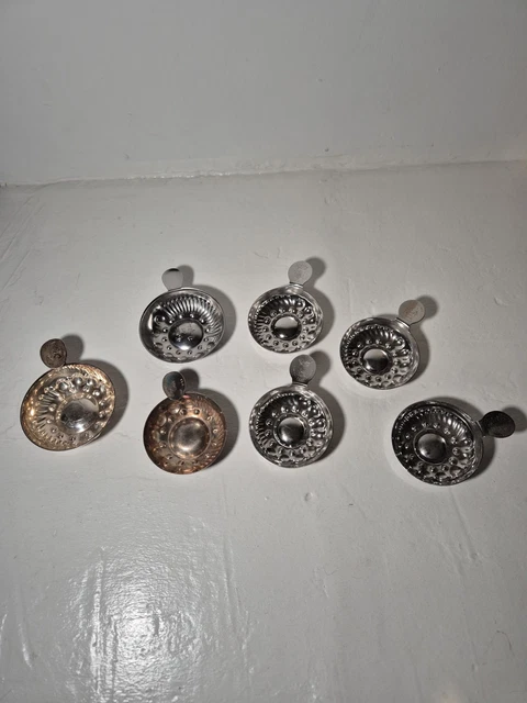 COFFRET DE 6 Verres à Cognac Calice Napoléon verrerie balembois doré a