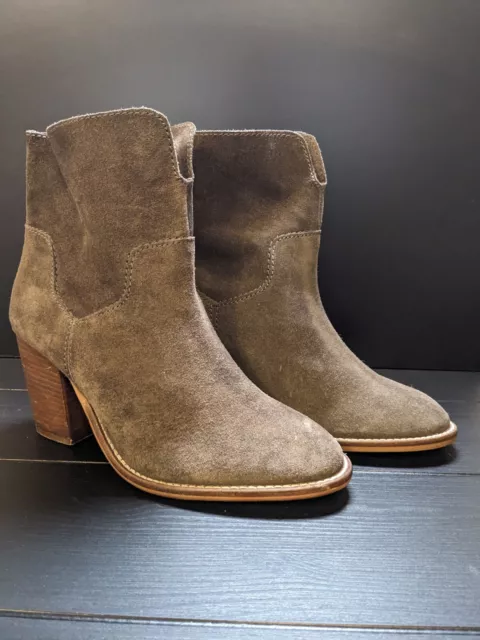 SAVANNAH MILLER NINE Leather Suede Brown Boots Heels Size UK6 7 Eur39 40 34.22 PicClick UK