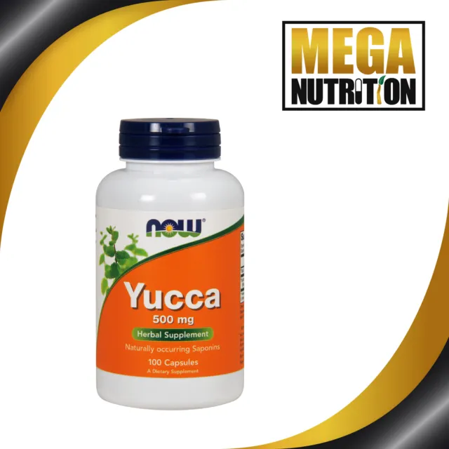 Now Foods Yucca Wurzel 500mg 100 Kapseln | Antioxidans und Entzündungshemmend