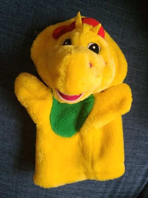 yellow dinosaur plush