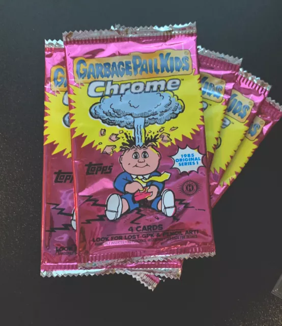 2013 Topps Garbage Pail Kids Chrome 1st Series 1 Empty Foil Wrapper No Cards GPK