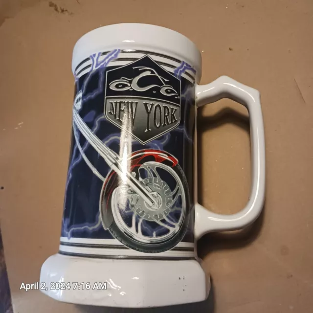 Orange County Choppers Motorcycle Beer Stein Mug  2005 New York