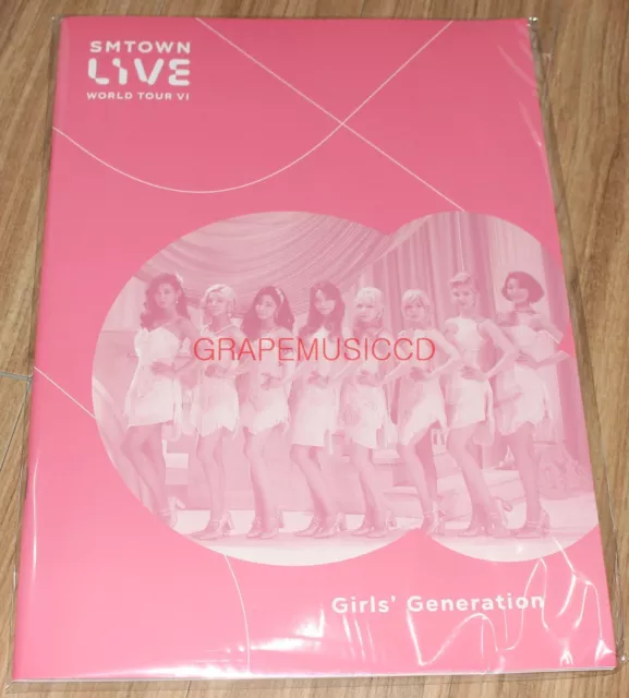 SMTOWN LIVE WORLD TOUR VI in SEOUL OFFICIAL GOODS GIRLS' GENERATION NOTE NEW