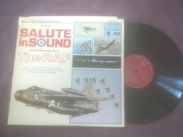 Douglas Bader-Salute In Sound Lp Fiftieth Anniversary Of The R.a.f.