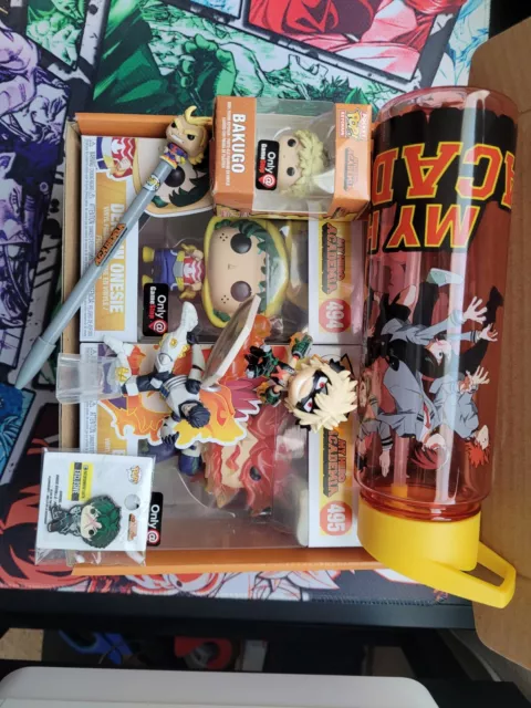 Funko Pop! My Hero Academia Gamestop Exclusive Box Endeavor & Deku MHA