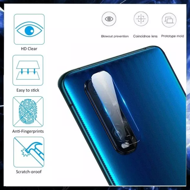 Protection Caméra Pour Oppo Find X2 Pro Film Verre Trempé Lentille Arrière Vitre