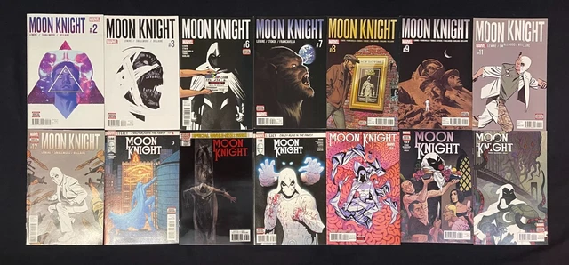 Moon Knight (2016) Comic Lot Marvel Comics Lot of 14 in VF/NM!