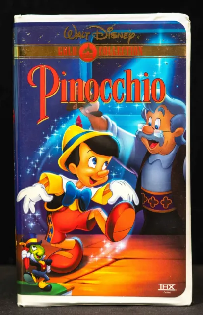 Pinocchio (VHS, 1999, Clam Shell Gold Collection) - VERY GOOD