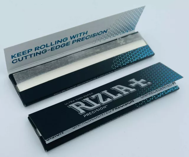 RIZLA PRECISION King Size Slim Smoking Rolling Papers 110mm Ultra Thin 1 10 Box