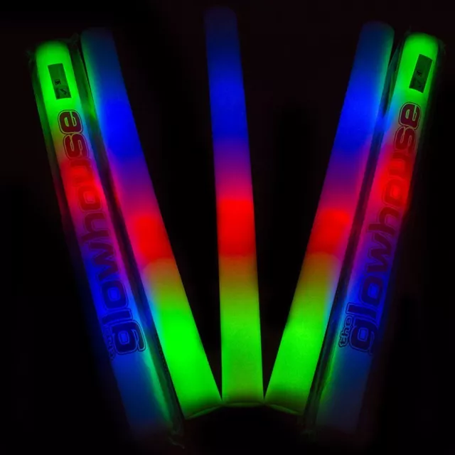Flashing LED Foam Glow Stick Light Up Brightest