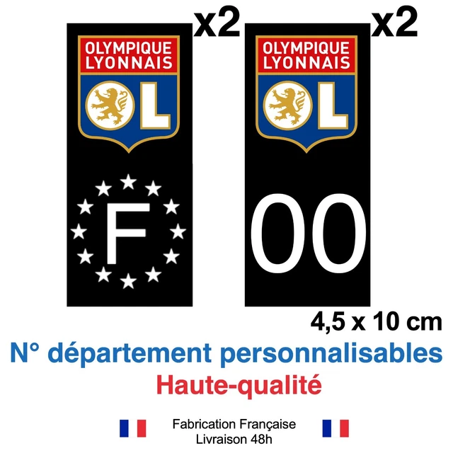 Autocollant Blason De Lyon - Stickers Ville Avec Angles Arrondis - Neuf Made In France