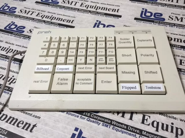 Orbotech Preh Commander Keyboard - M84WXC1N01 - M84 WX C1 N01 w/Warranty