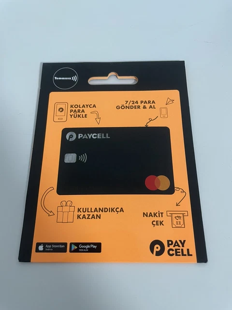 Paycell Türkische Prepaid Mastercard Karte