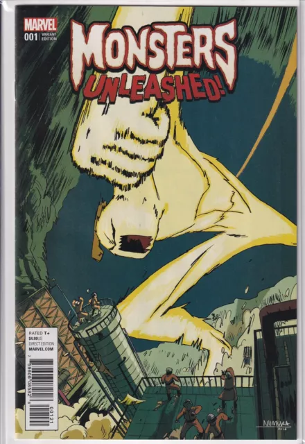 Monsters Unleashed #1 Variant Marvel Comics 1st Print 2017 Unread NM