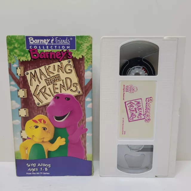 BARNEY COLLECTION NEW Making Friends VHS Video Tape VTG Sing Along ...