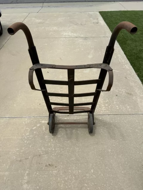 Hand Truck Dolly Antique Vintage, wood and metal