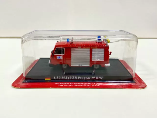 Del Prado 1:50 ,,1984 VSR Peugeot J 9 BBP,, Feuerwehr Frankreich NEU in OVP