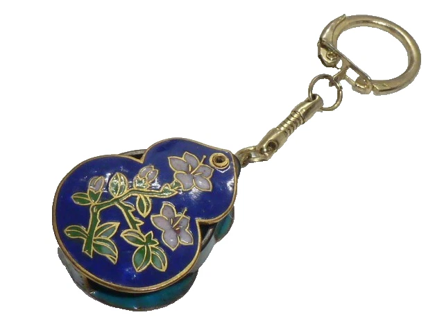 Pendentif Loupe Fleur De Lis Avon Des Années 70 Avec Chaîne Dorée